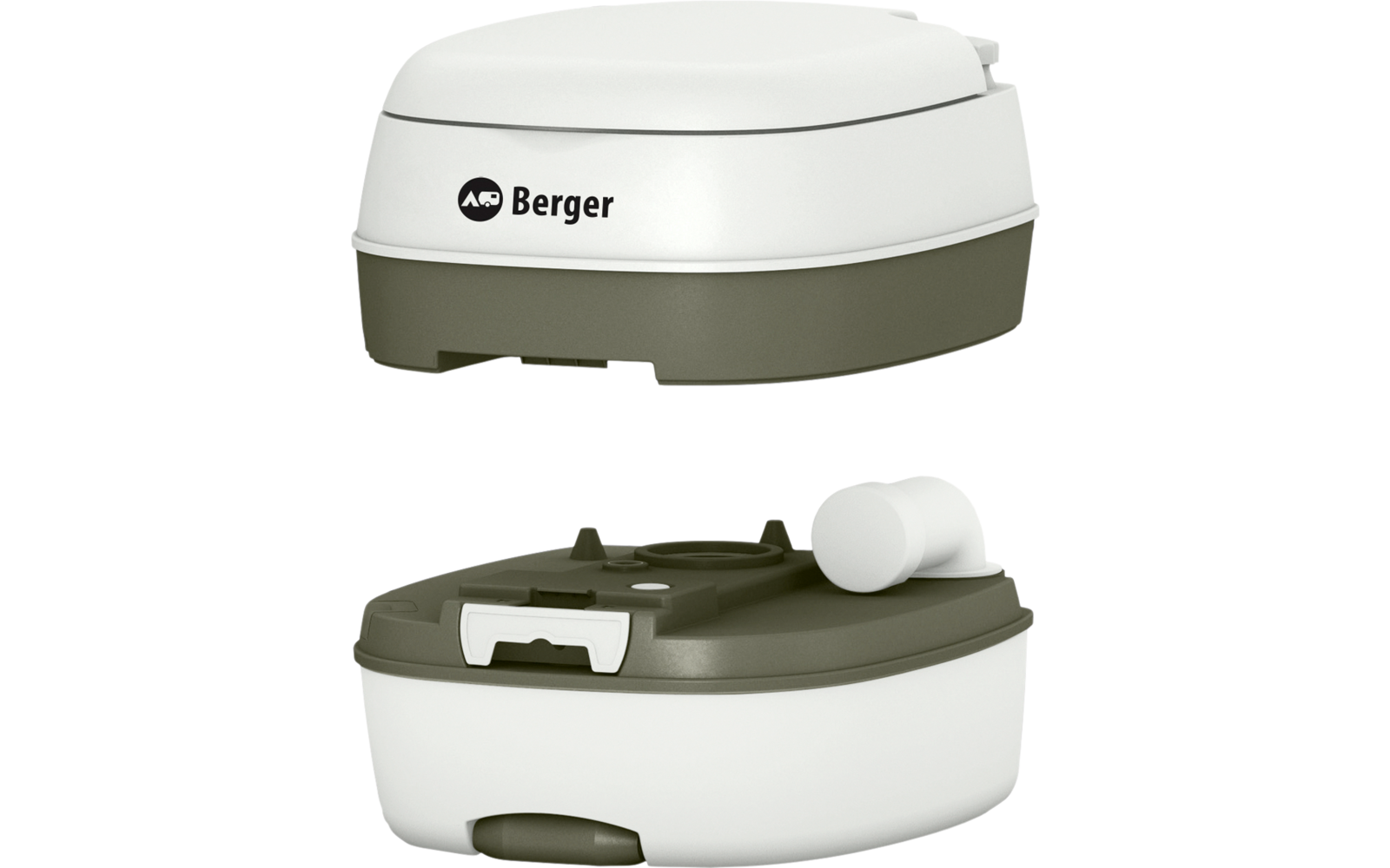  Berger Mobil WC Deluxe Starter Set Mit Deluxe Campingtoilette, Toilettenpapier Und Sanitärflüssigkeiten