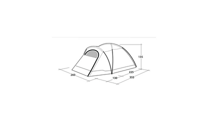  Outwell Cloud 4 Kuppelzelt Für 4 Personen