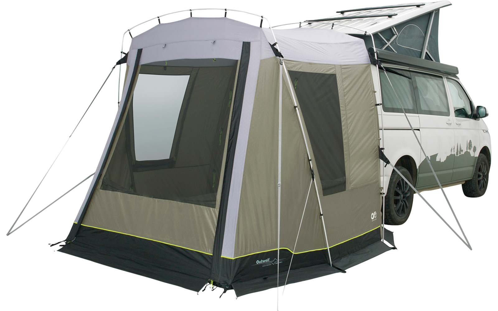  Outwell Dunecrest L Heckzelt Für Minicamper 2 Personen Grün
