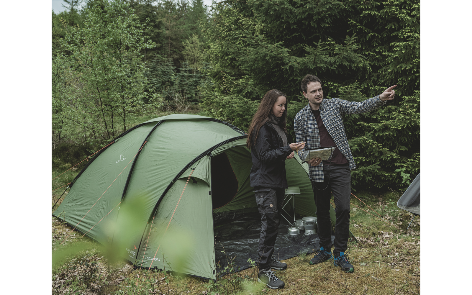  Easy Camp Lomsdal 4 Kuppelzelt Für 4 Personen
