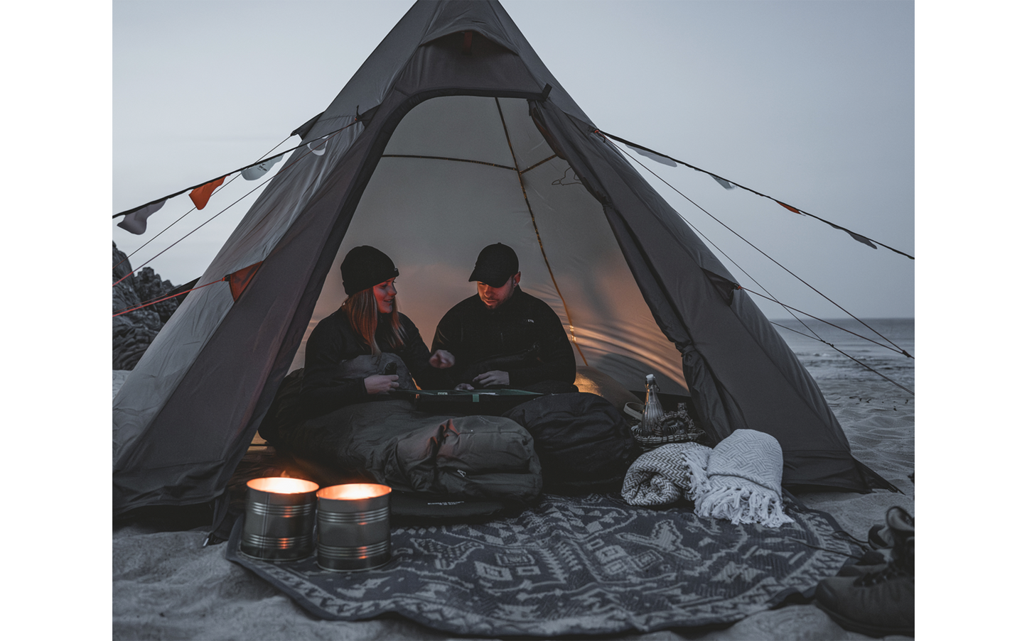  Easy Camp Runder Heidelbeerteppich
