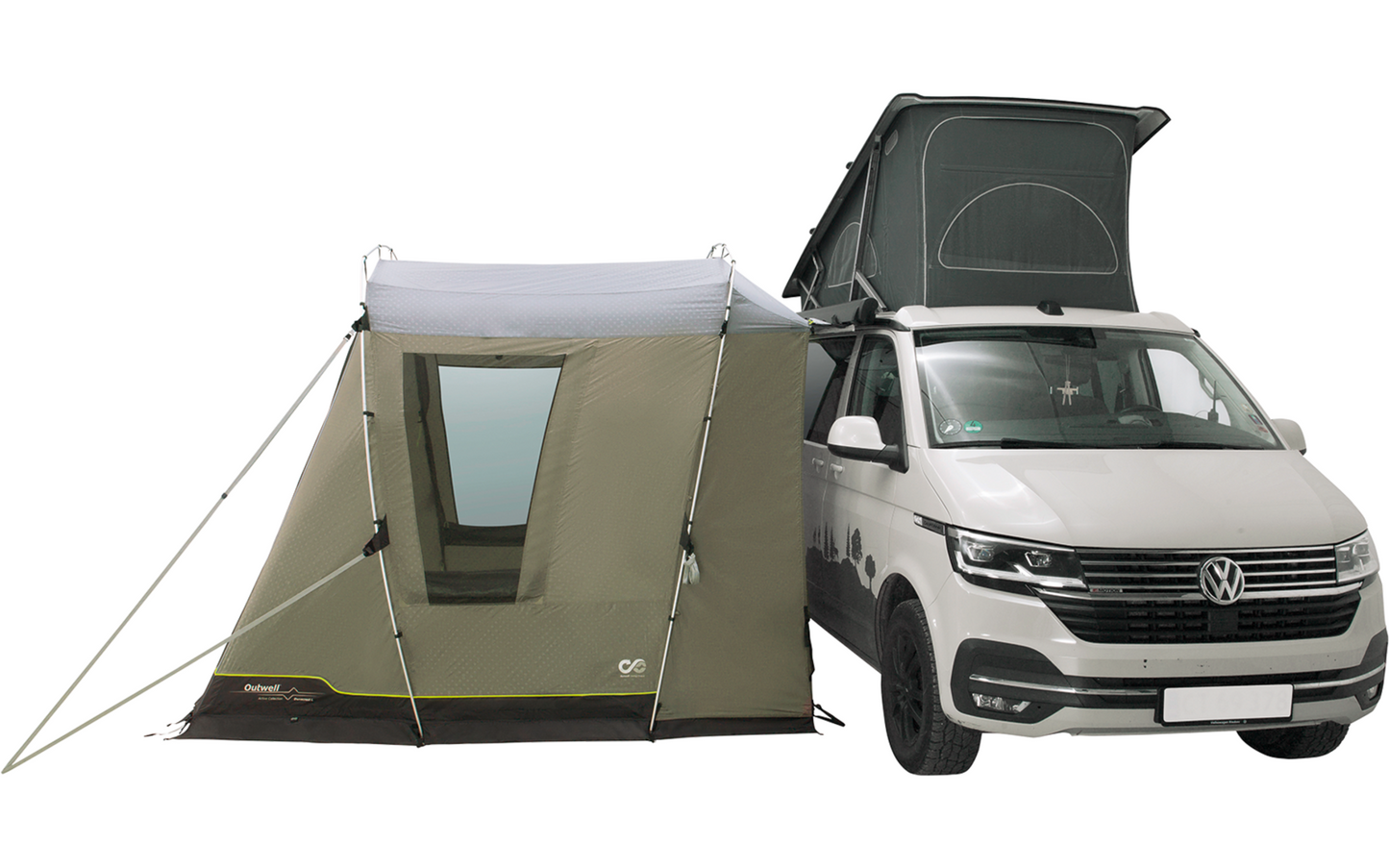  Outwell Dunecrest L Heckzelt Für Minicamper 2 Personen Grün