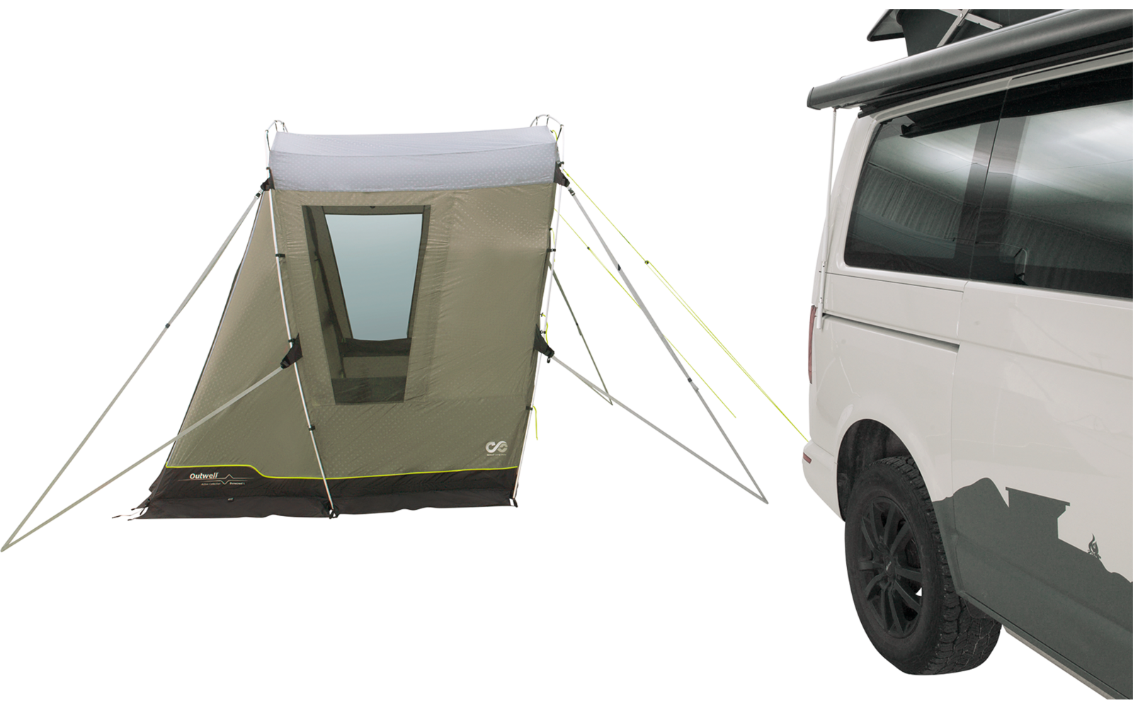  Outwell Dunecrest L Heckzelt Für Minicamper 2 Personen Grün