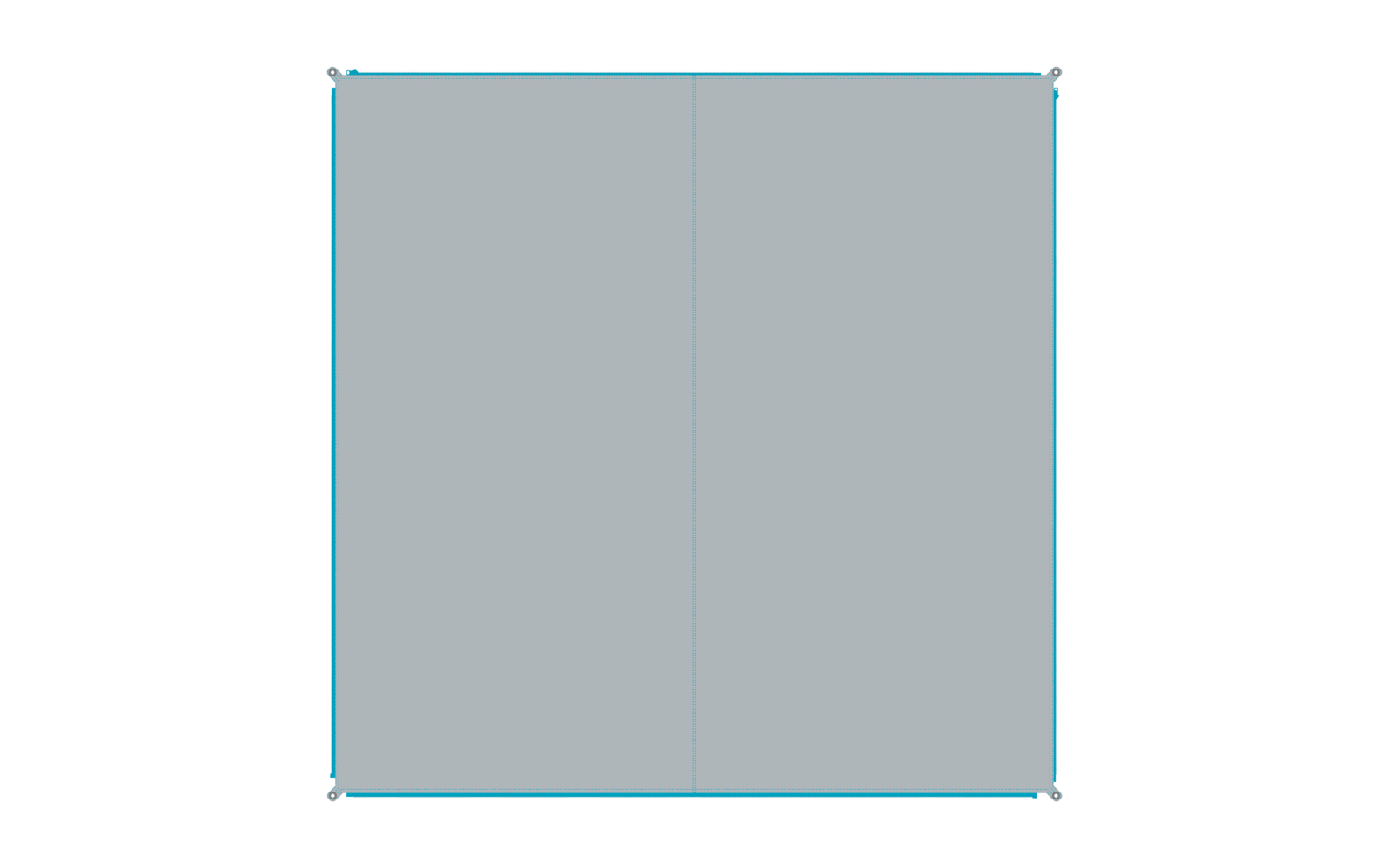  Bent Verbindbarer Teppich Zip Carpet 250 X 250 Cm
