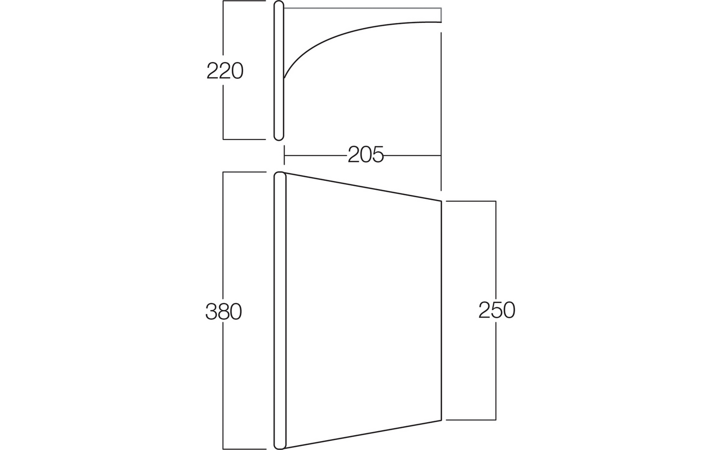  Vango AirBeam Sky Canopy Aufblasbares Sonnenvordach