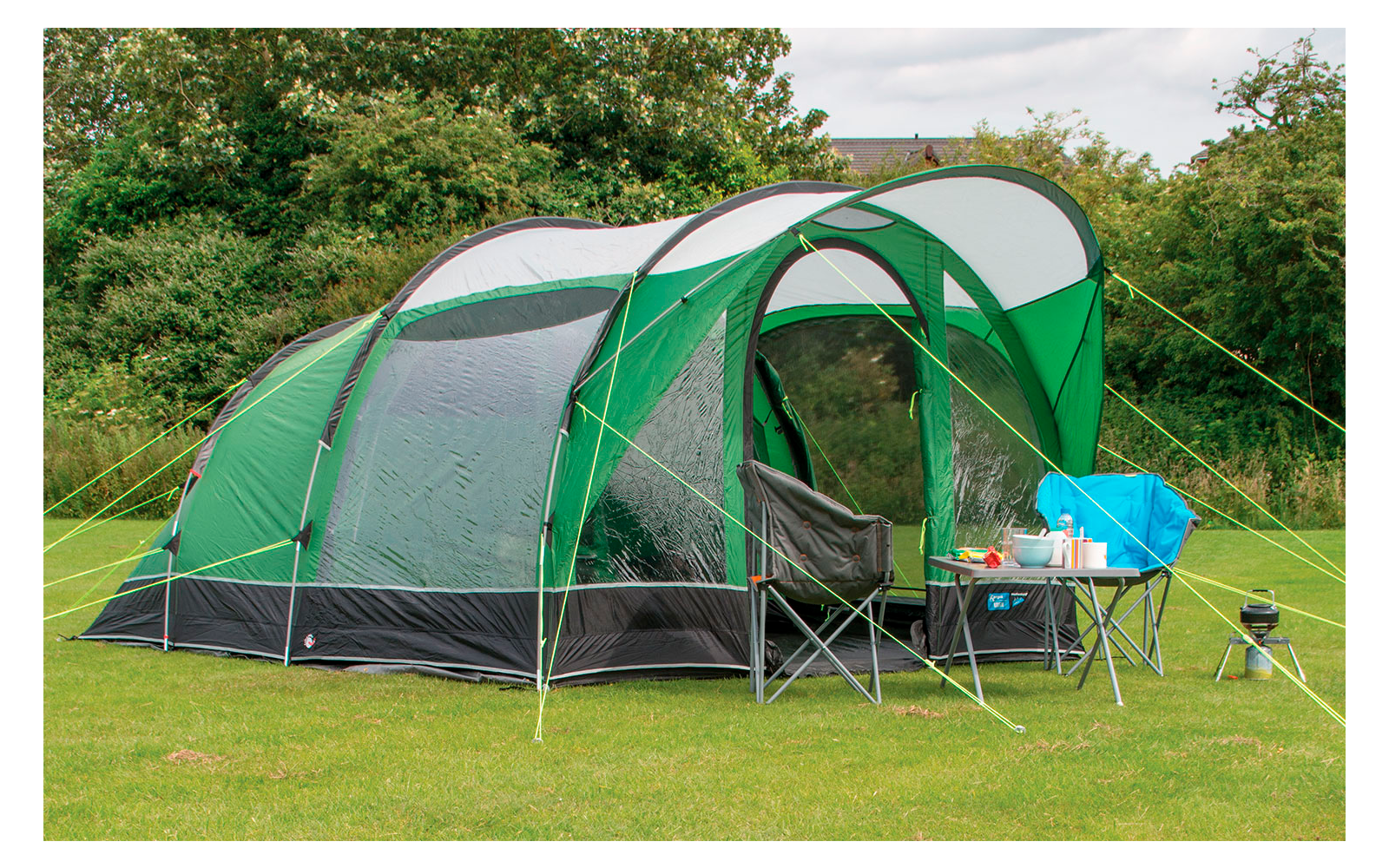  Kampa Brean Air 4 Aufblasbares Tunnelzelt Für 4 Personen