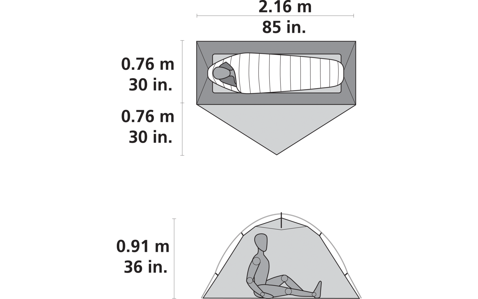  MSR Hubba NX Solo UL Tourenzelt Für 1 Person