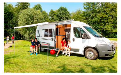  Fiamma F80s Markise 425 Polarwhite / Royal Grey / 4,25 Meter