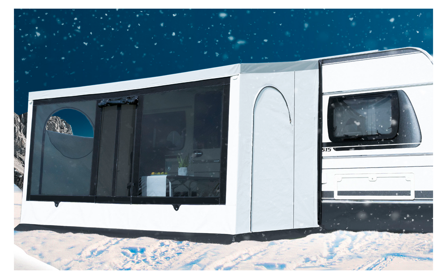  Wigo Inuit Wintervorzelt Storm Für Den Wohnwagen