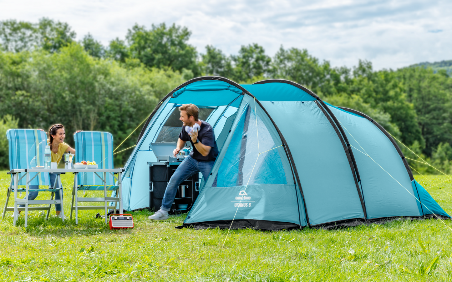  Camptime Uranus 6 Tunnelzelt Für 6 Personen