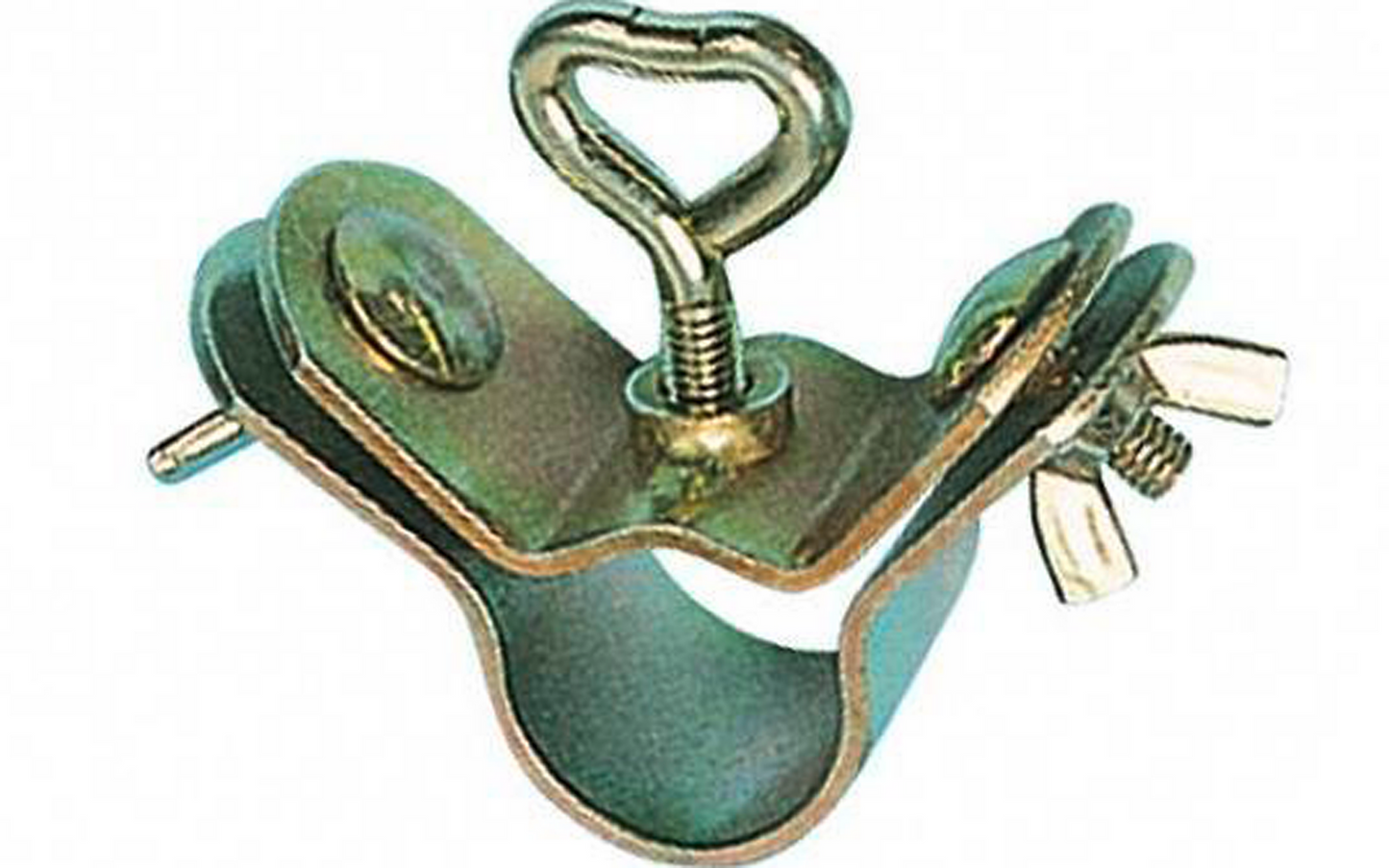  Berger Eck-Rohrschelle Gold 2er Set