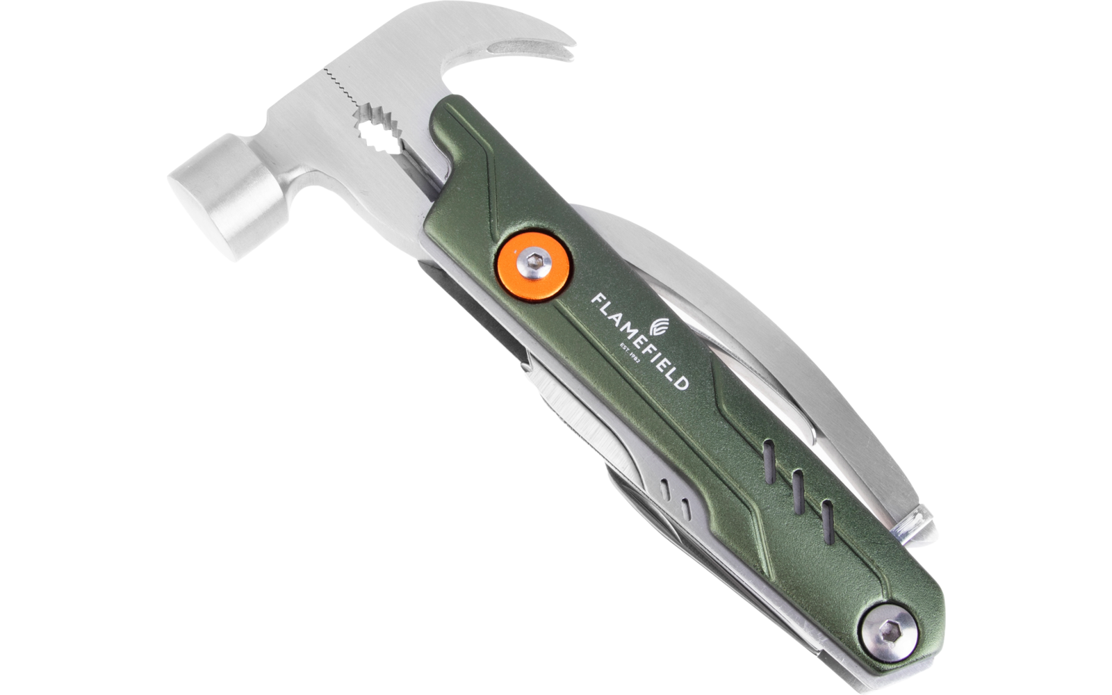 Flamefield Multifunktionshammer 11-in-1 Waldgrün