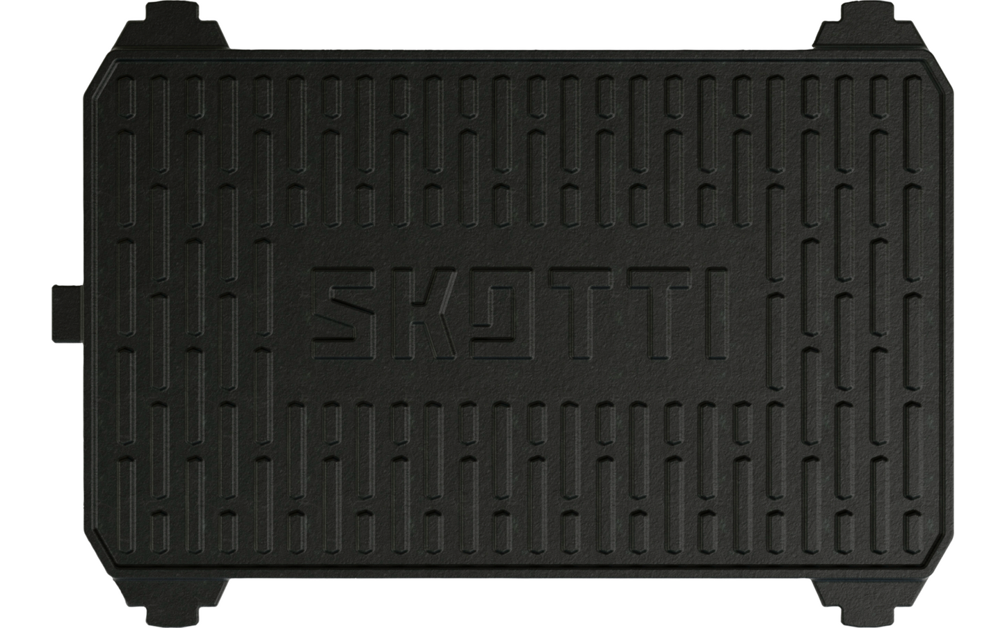  SKOTTI Grillplatte Kast Aus Gusseisen 2 In 1 Plancha Und Griddle