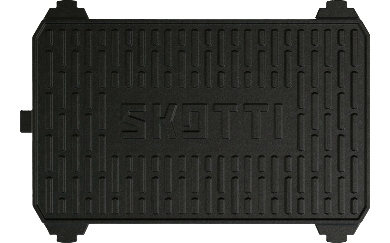  SKOTTI Grillplatte Kast Aus Gusseisen 2 In 1 Plancha Und Griddle
