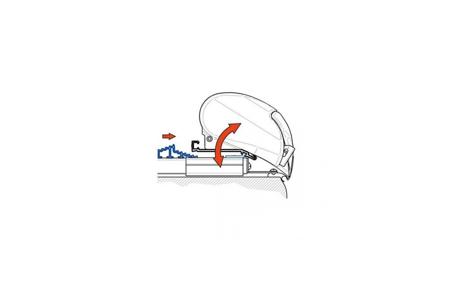  Thule Montageschienen Inkl. Adapter