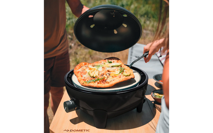  Cadac Gas-Tischgrill Glamp Chef 40 BBQ Tragbar Inklusive Pizzastein 30mbar