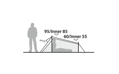  Robens Arrow Head Tunnelzelt 270 X 120 X 95 Cm Für 1 Person