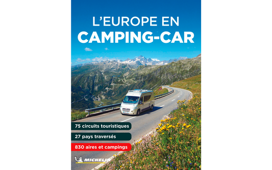  Michelin Campingführer Europa 2024 L'Europe En Camping-Car Auf Französisch