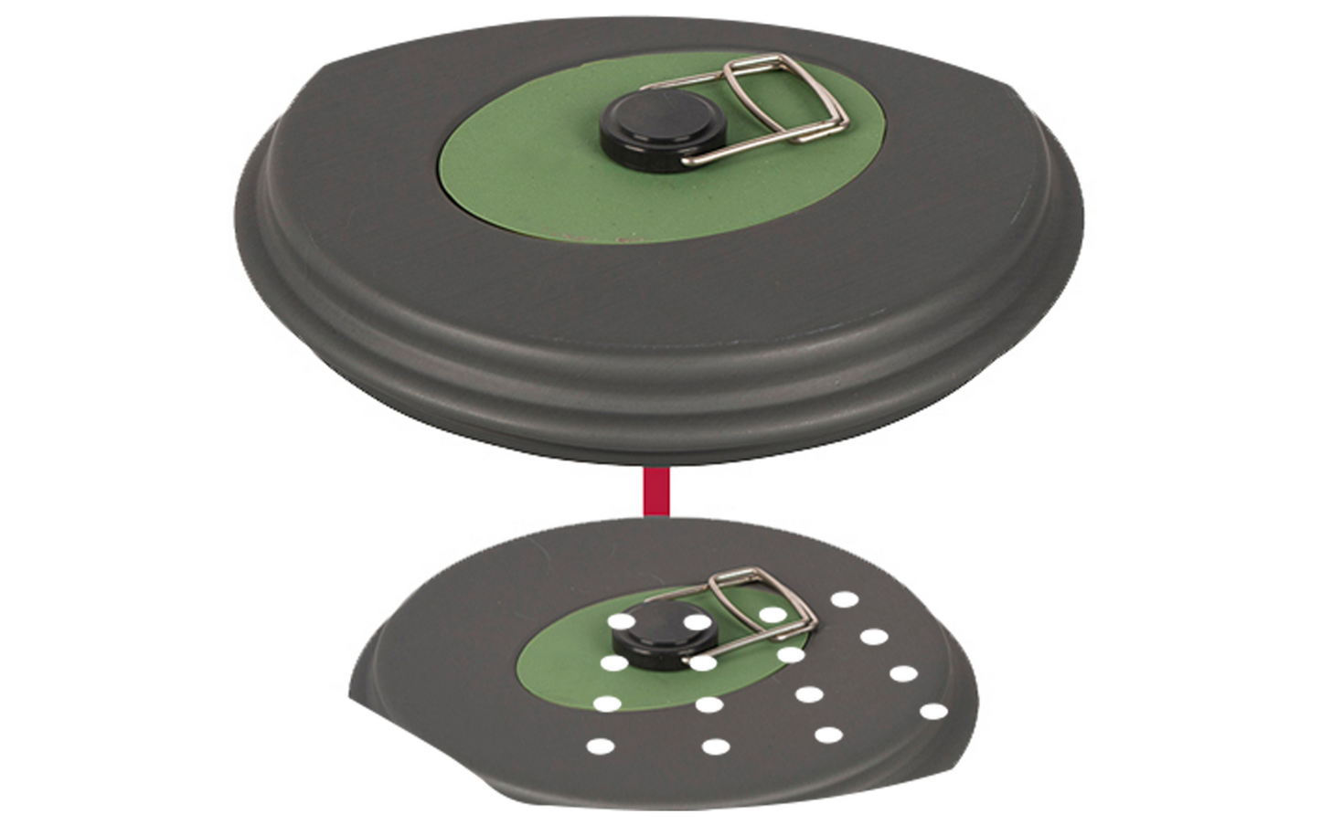  Bo-Camp Explorer Kochgeschirr-Set Aluminium Eloxiert 4-tlg.
