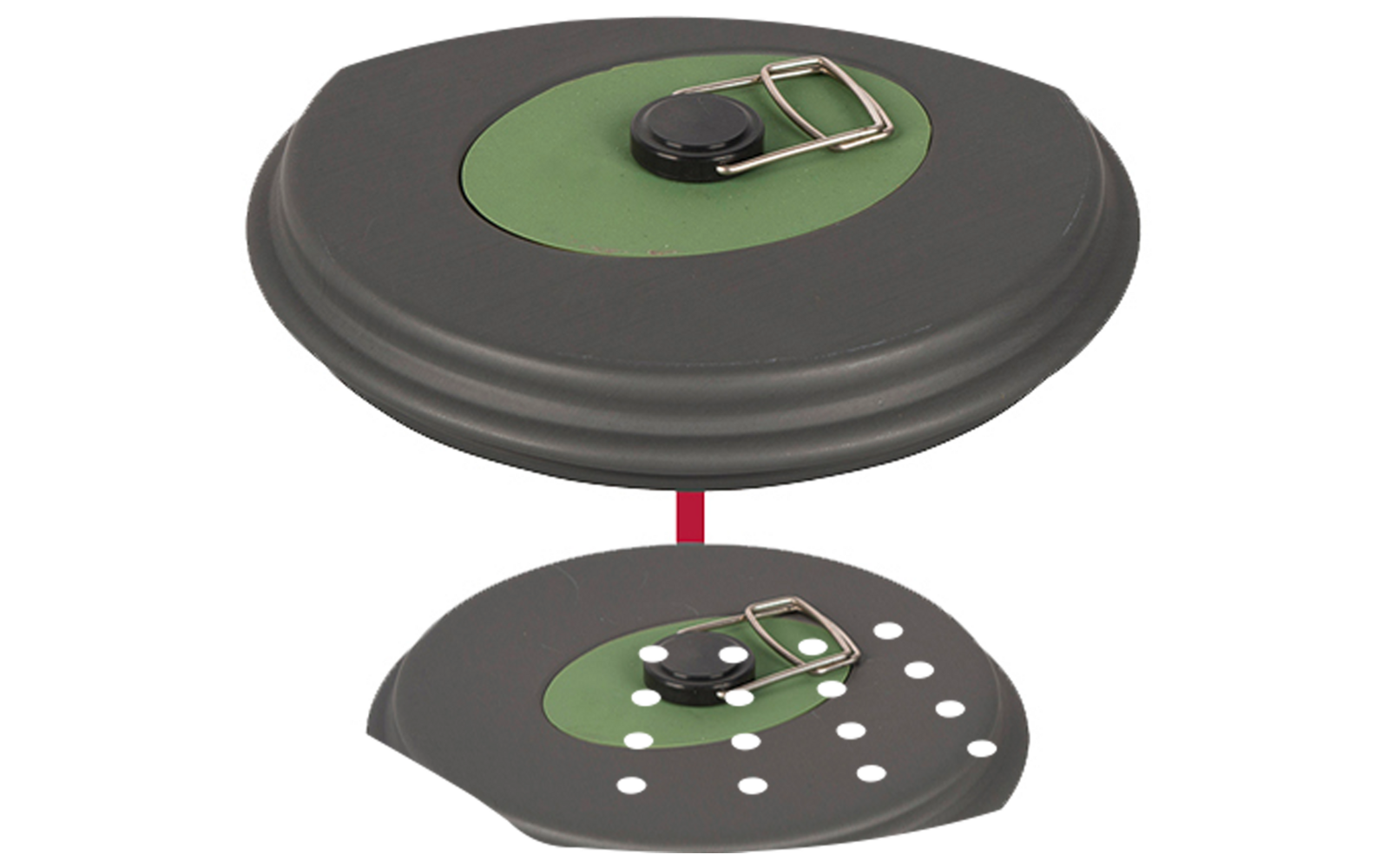  Bo-Camp Explorer Kochgeschirr-Set Aluminium Eloxiert 4-tlg.