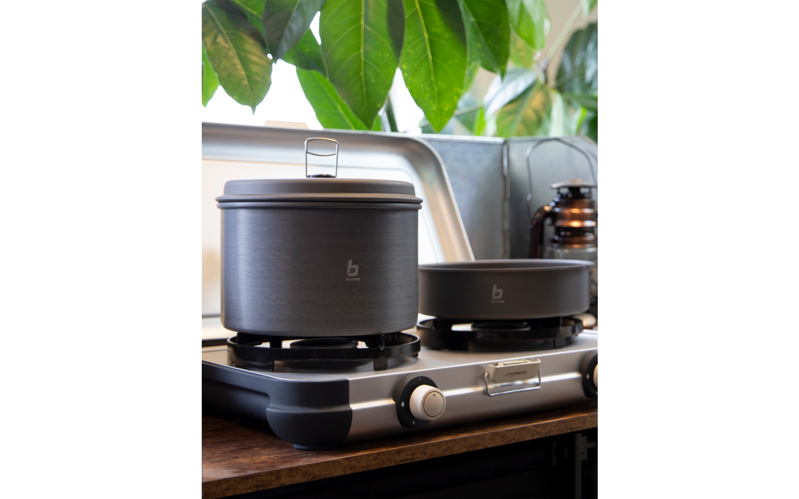  Bo-Camp Explorer Kochgeschirr-Set Aluminium Eloxiert 4-tlg.