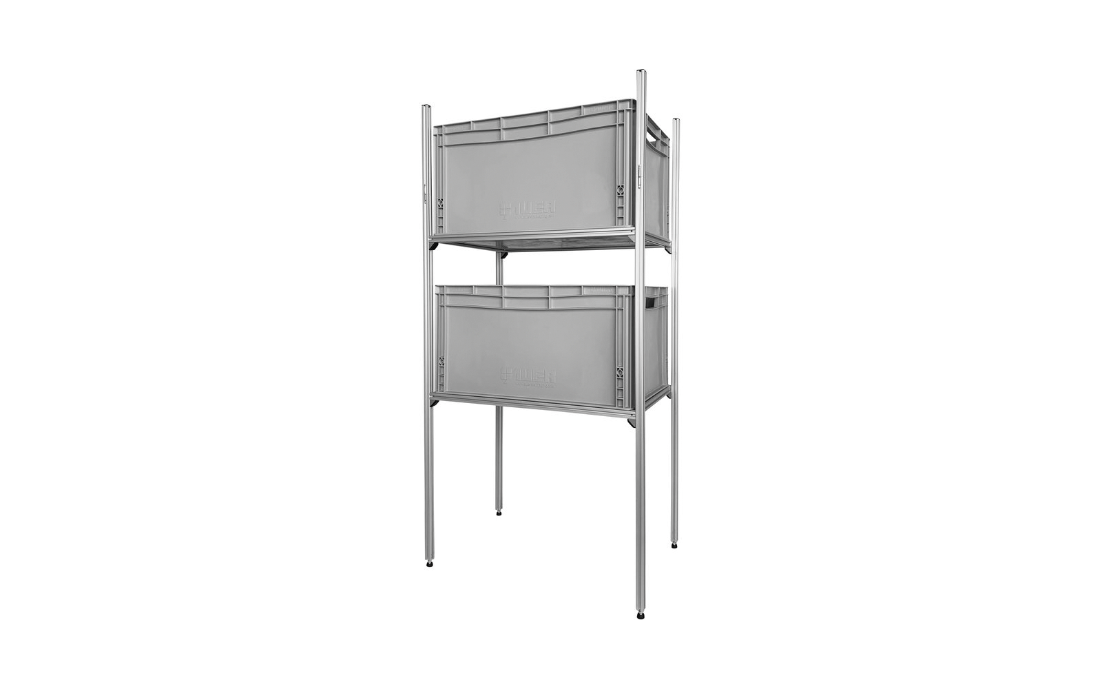  SYS-RACK 64-L-RR-1 Regal-System 65 X 40,8 X 132 Cm Passend Für Euroboxen