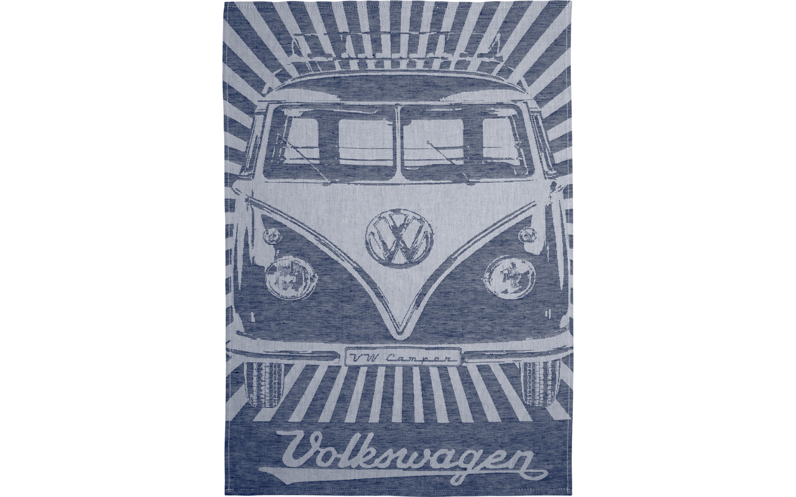  VW Collection T1 Bulli Geschirrtuch 2er Set Rot/Blau 70 X 50 Cm