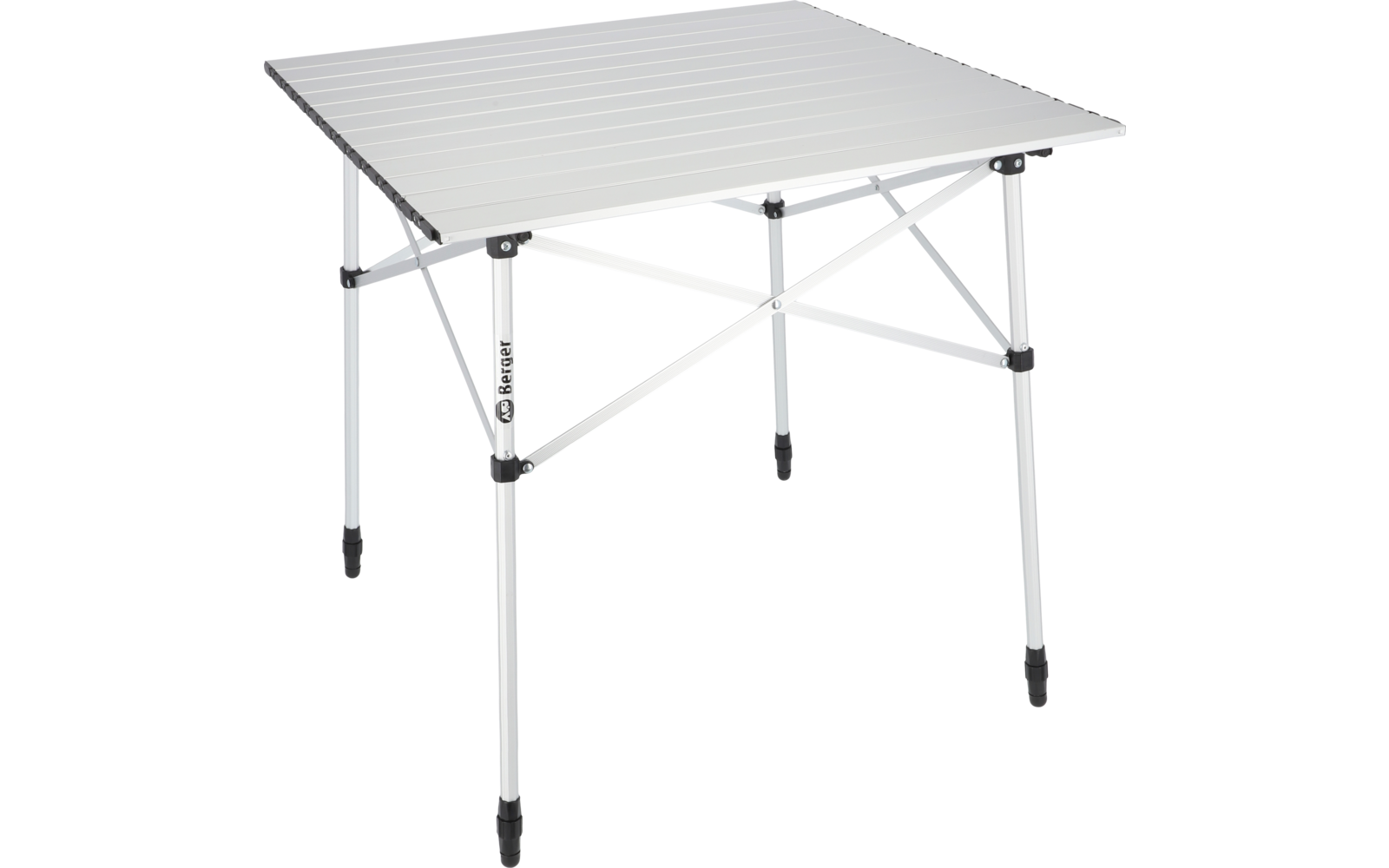  Berger Alu CampingtischVelino Mit Rollplatte 70 X 70 Cm
