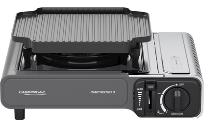  Campingaz Camp'Bistro 3 Gaskocher Mit Grillplatte 2200 Watt