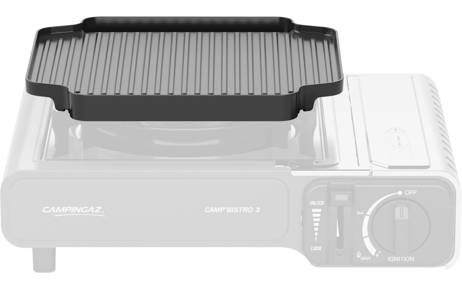  Campingaz Camp'Bistro 3 Gaskocher Mit Grillplatte 2200 Watt