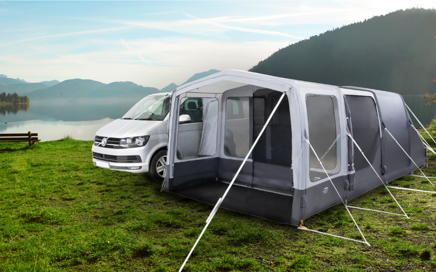  Dometic Rarotonga DA FTT 401 AIR Aufblasbares Driveaway Vorzelt 3 M