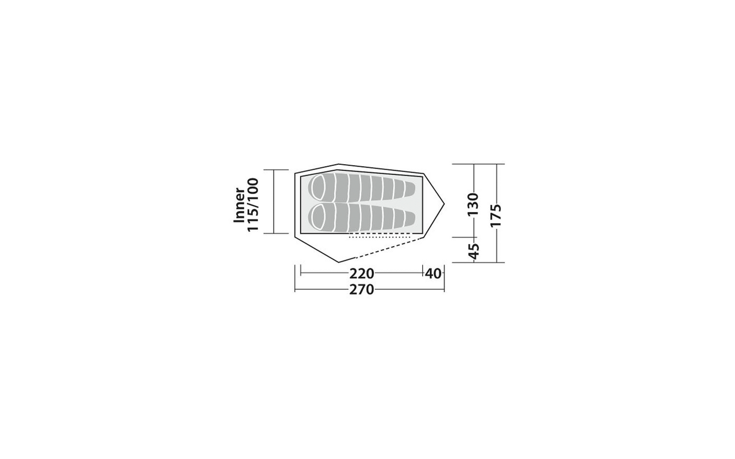  Robens Cress 2 Pro Tunnelzelt Für 2 Personen