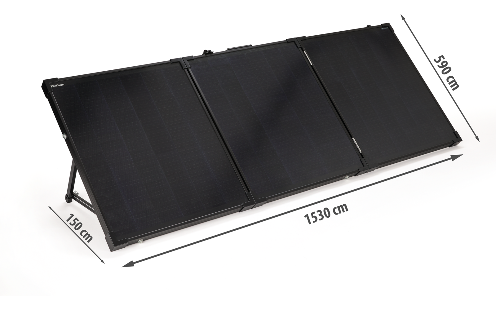  Berger Deluxe Klappbare Solaranlage / Koffer-Solaranlage
