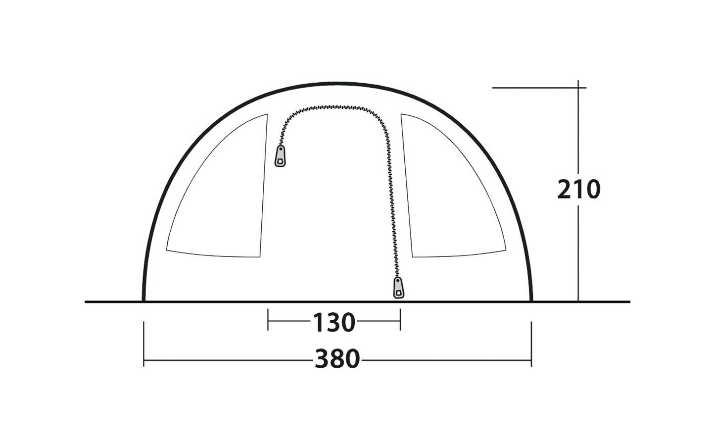  Outwell Sky 6 Tunnelzeltfür 6 Personen