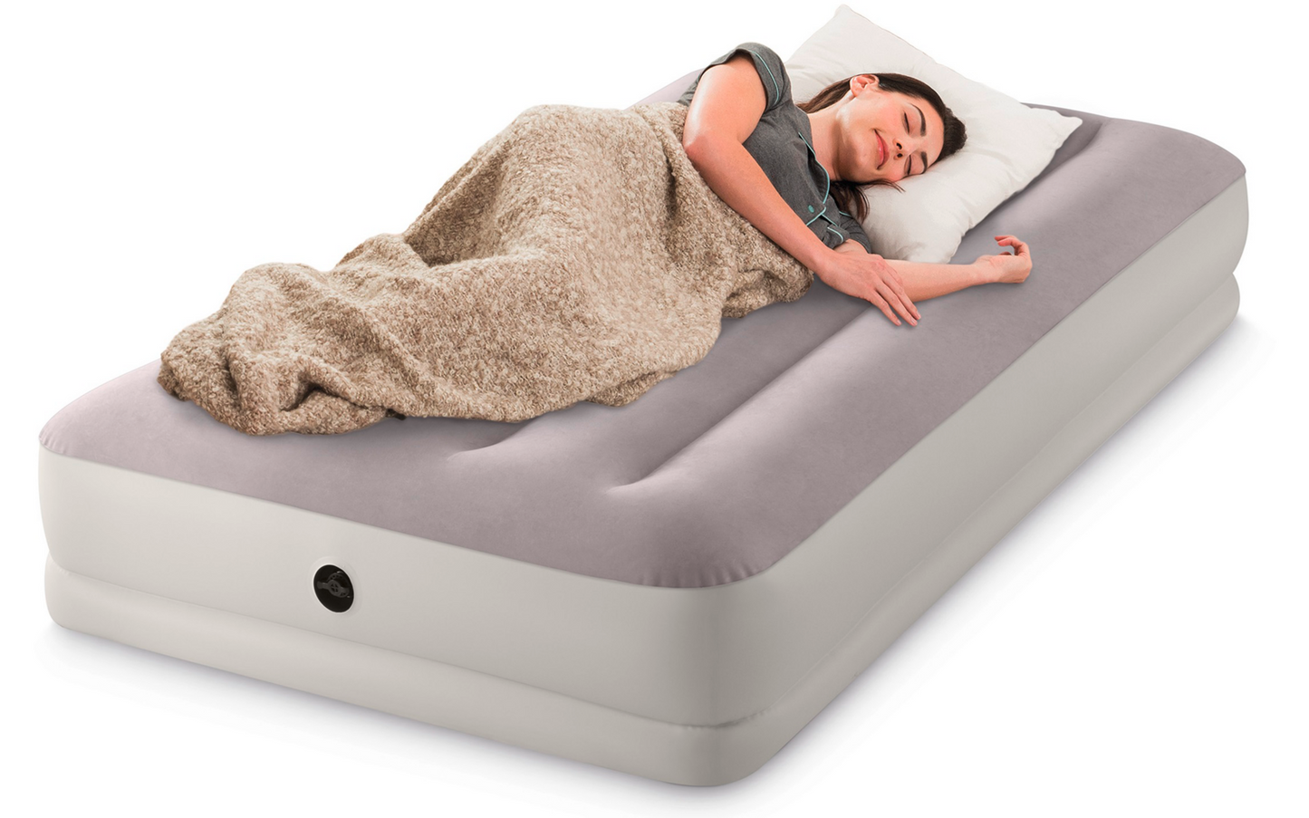  Intex Luftbett Standard Prestige Mid-Rise Mit Integrierter Elektrischer Pumpe 99 X 191 X 30 Cm