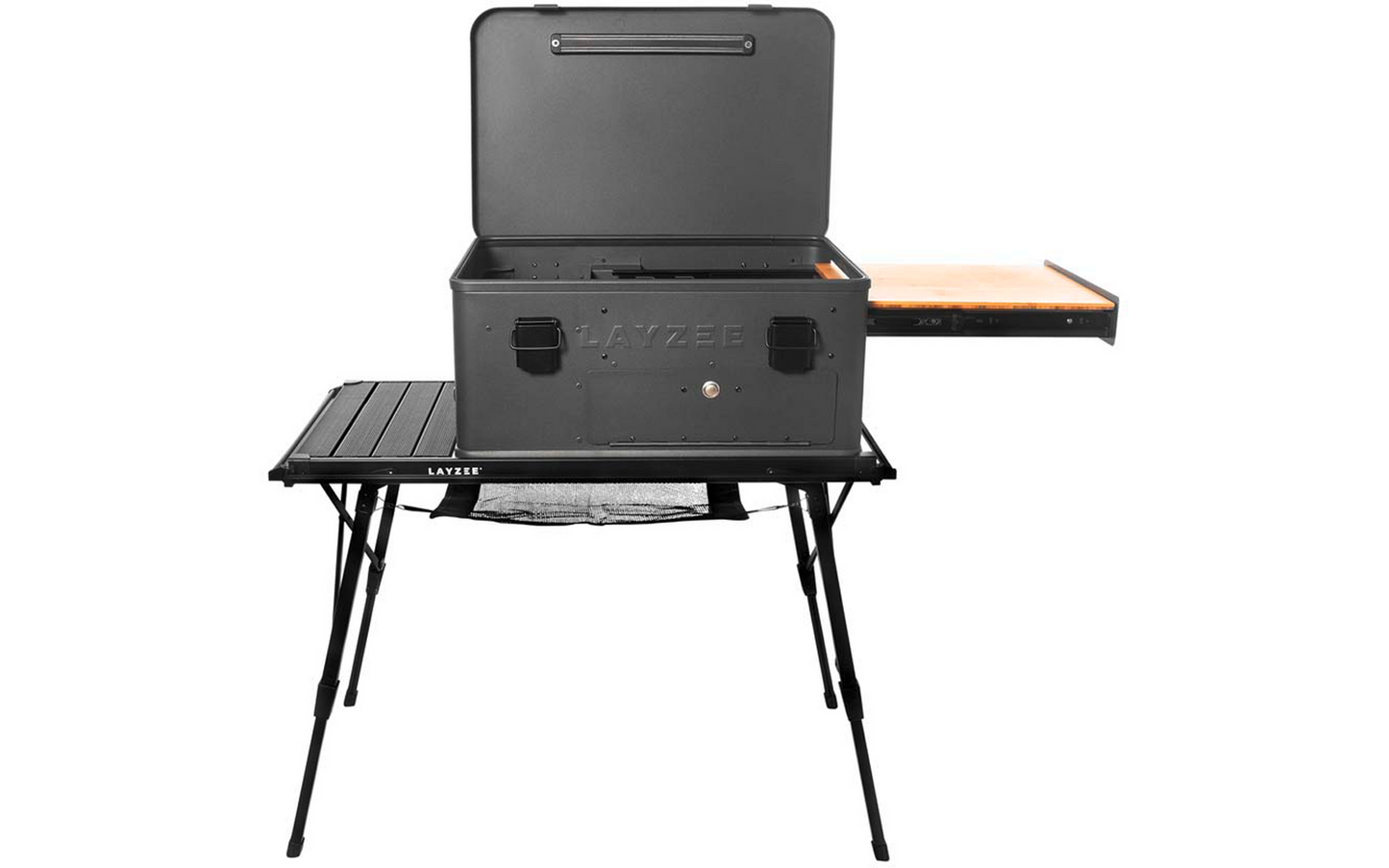 Layzee Kochstation / Campingtisch 2 In 1