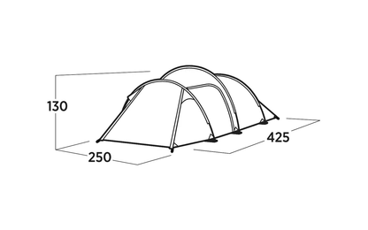  Easy Camp Hemsedal 4 Tunnelzelt Für 4 Personen