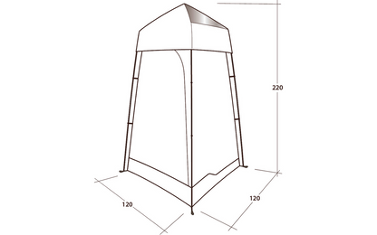  Outwell Seahaven Komfortstation Dusch- Oder Toilettenzelt