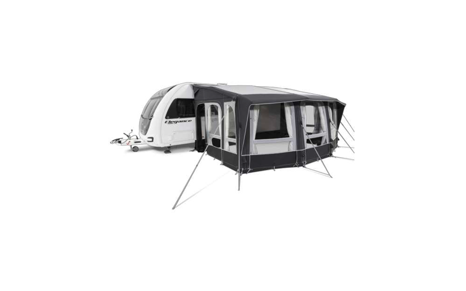  Dometic Ace AIR All-Season S Aufblasbares Statisches Vorzelt Anbauhöhe 235 - 265 Cm