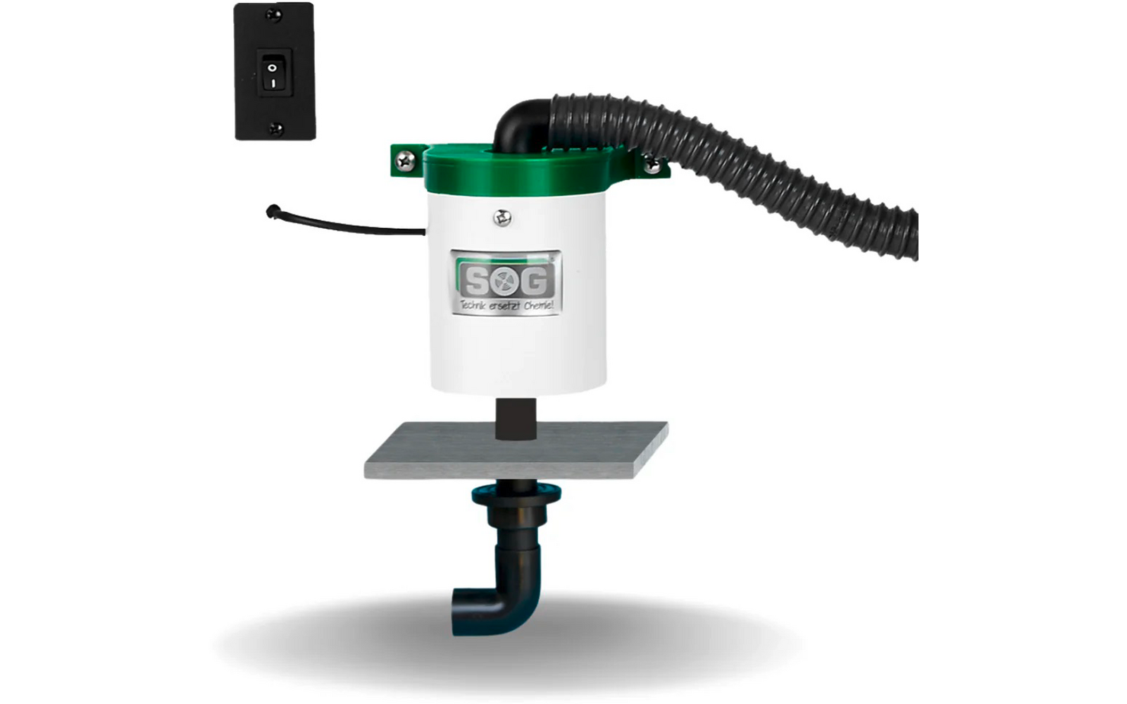  SOG TT Entlüftungsanlage Bodenversion Für Clesana Toillette 1,2 Watt