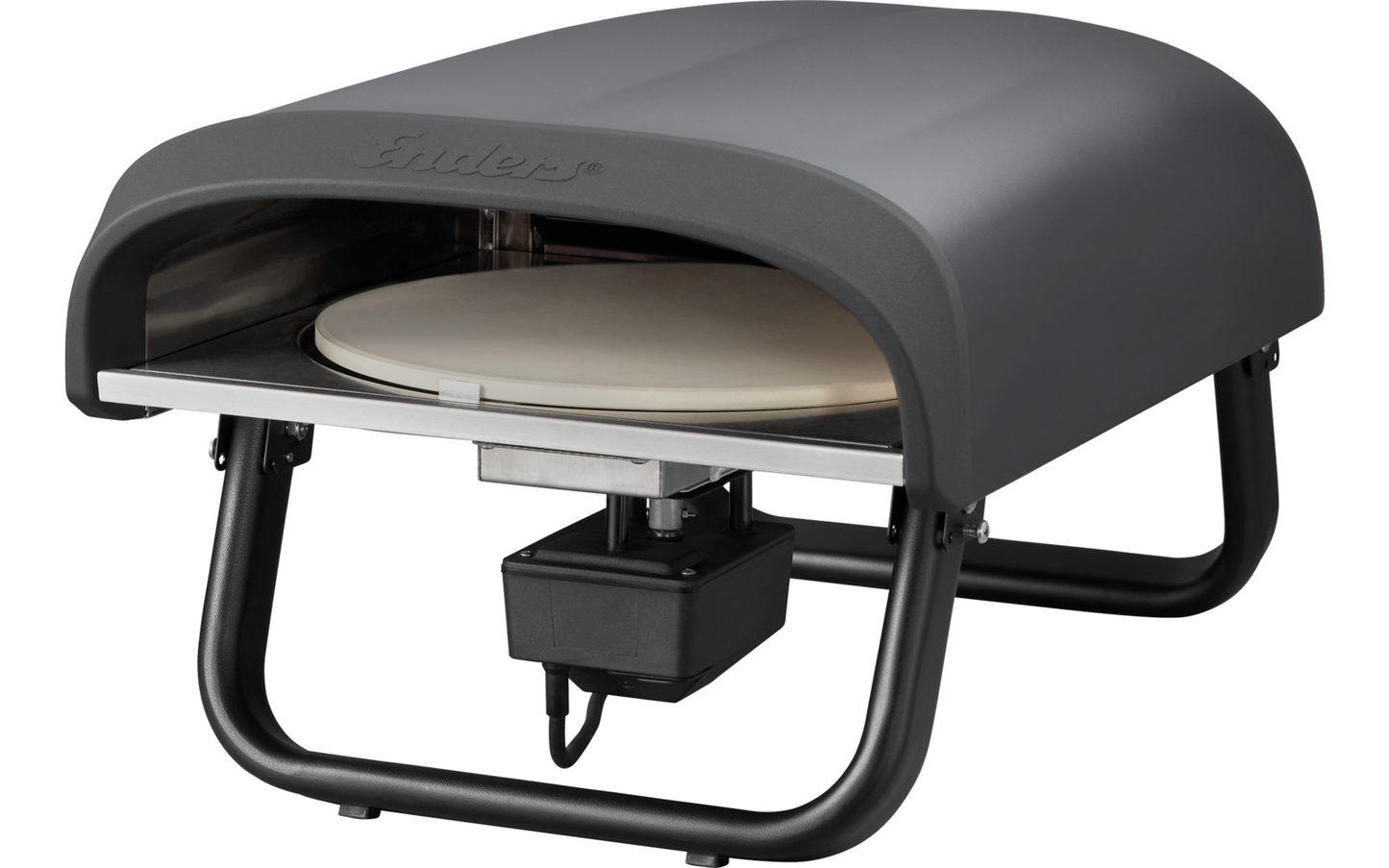  Enders Paco Rotate Pizzaofen Gasbetrieben Mit Rotierendem Pizzastein 50 Mbar