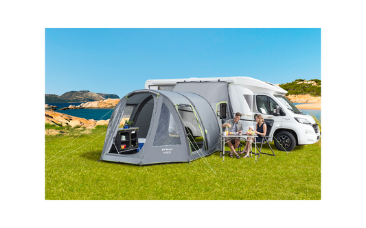  Berger Touring Air XL Reisemobil- / Kastenwagen Aufblasbares Vorzelt Mit Moskitotür Und Fest Eingebauten Boden