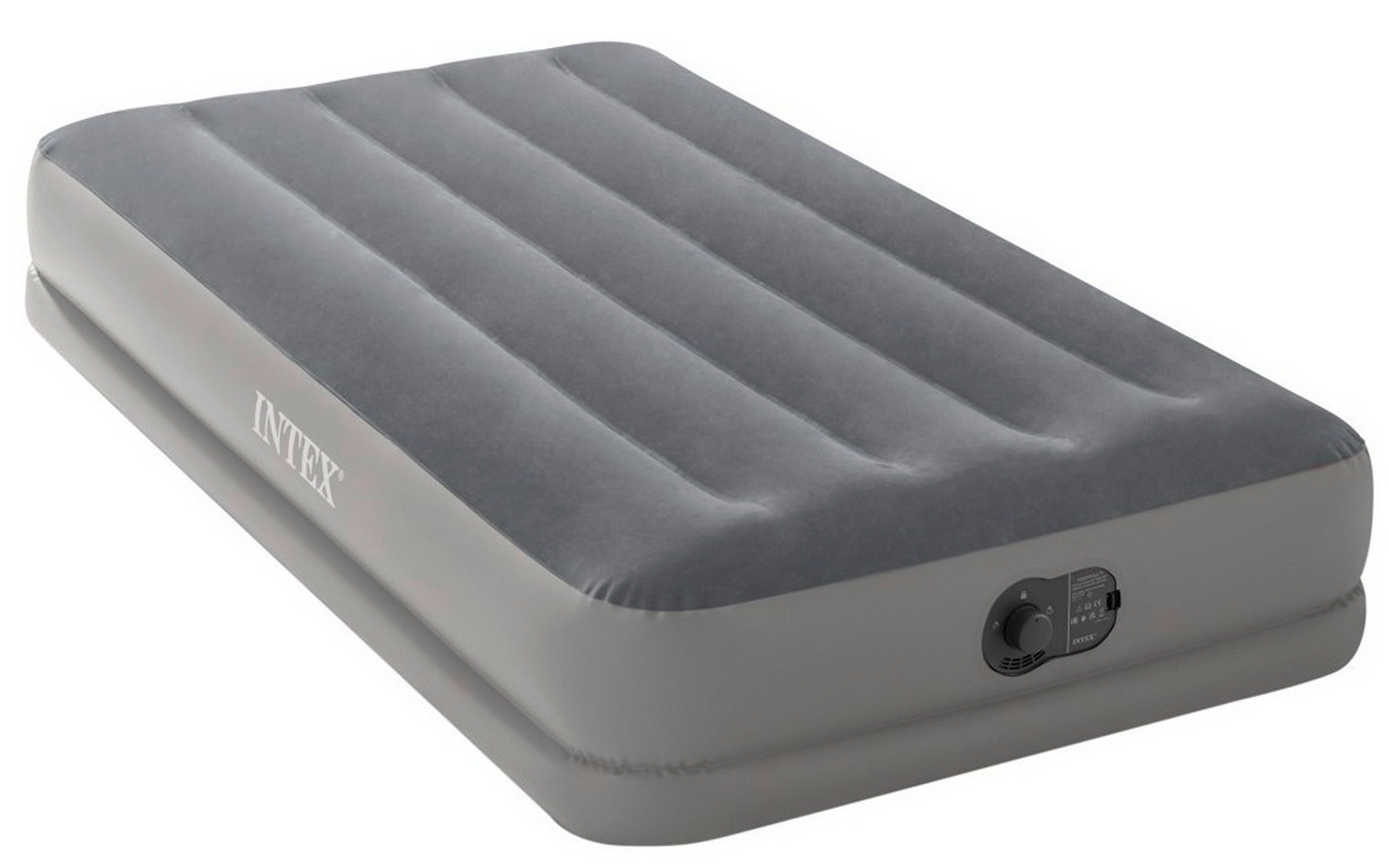  Intex Doppel Luftbett Dura-Beam Prestige Mit Integrierter Luftpumpe 191 Cm X 99 Cm X 30 Cm