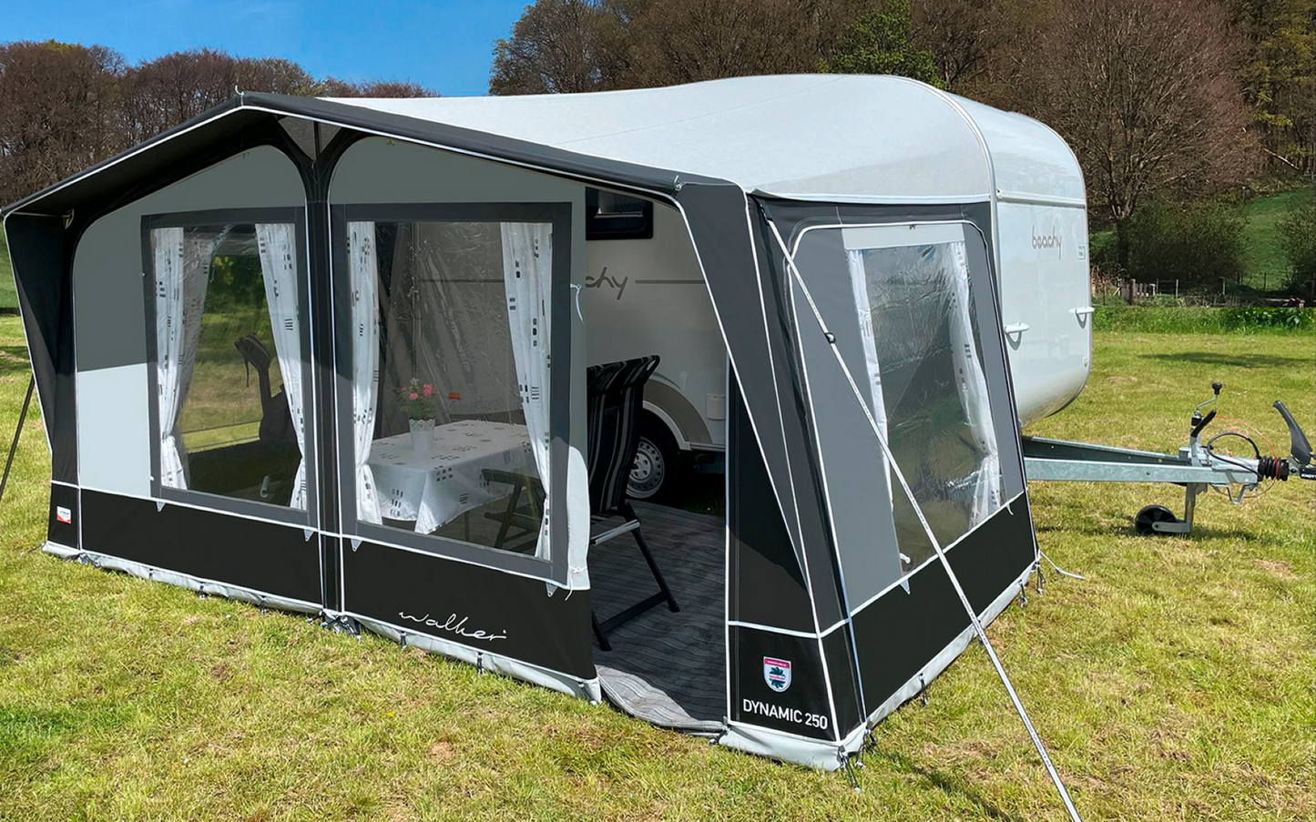  Walker Dynamic 250 Wohnwagenvorzelt Passend Für Hobby Beachy