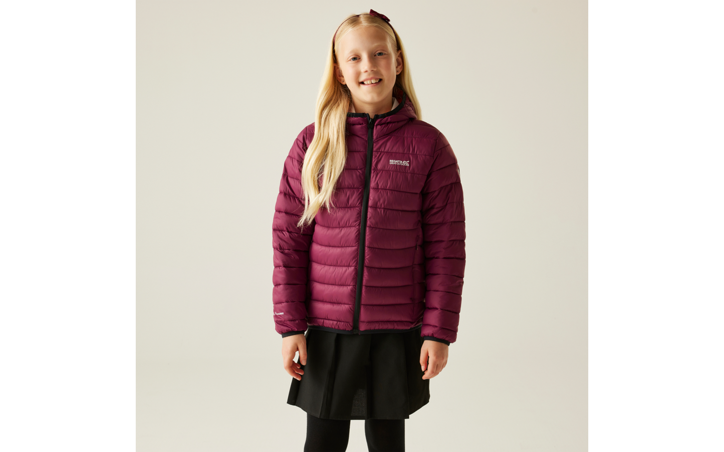  Regatta Marizion Kinder Baffle-Jacke Mit Kapuze