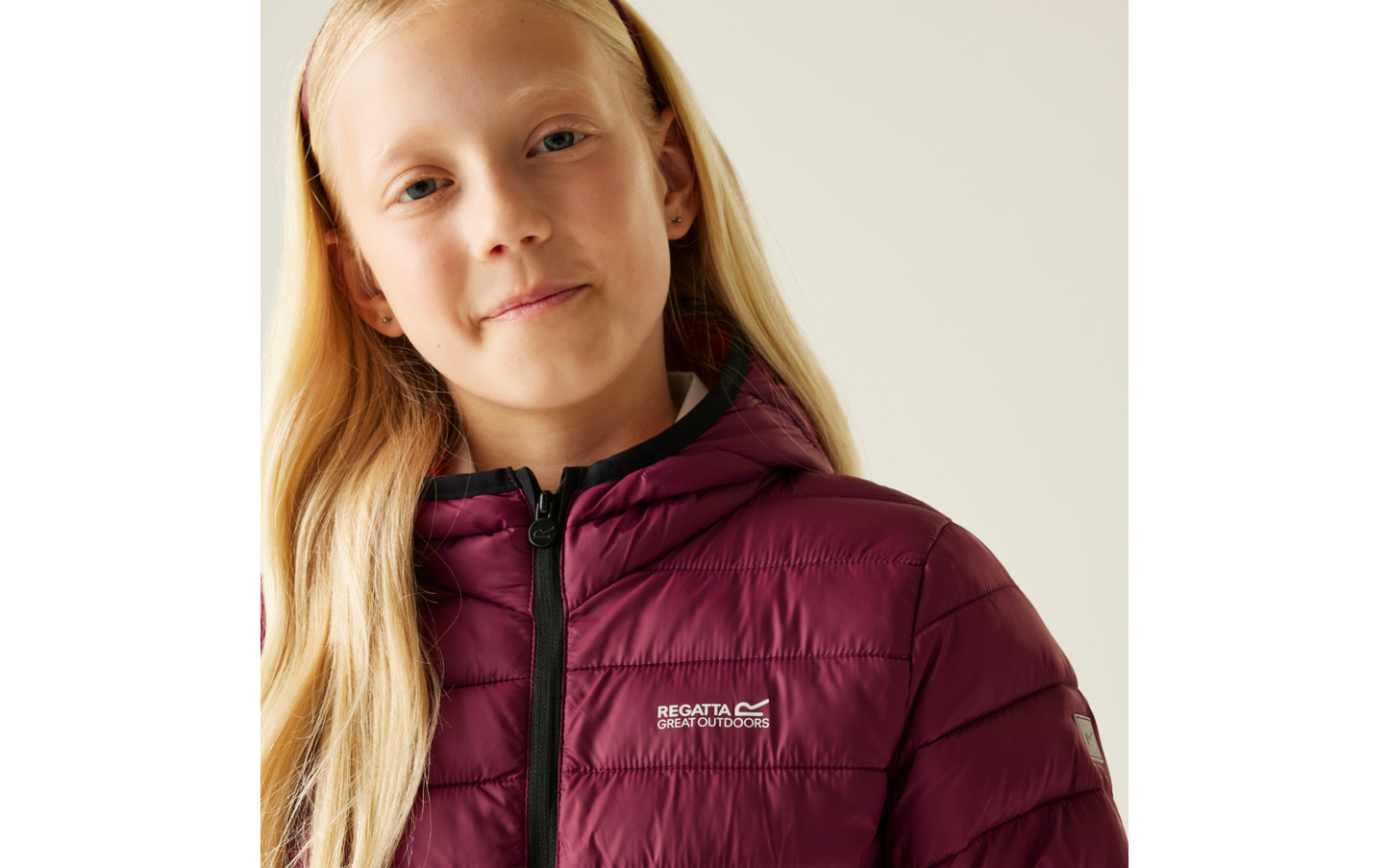  Regatta Marizion Kinder Baffle-Jacke Mit Kapuze
