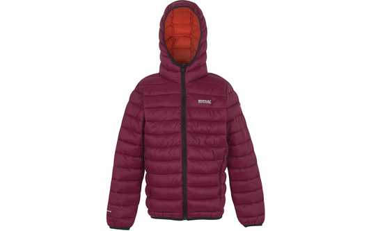  Regatta Marizion Kinder Baffle-Jacke Mit Kapuze