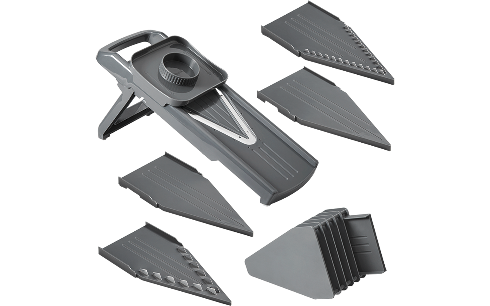  Metaltex Slice-V Universalreibe Mit 5 Auswechselbare Einsätze