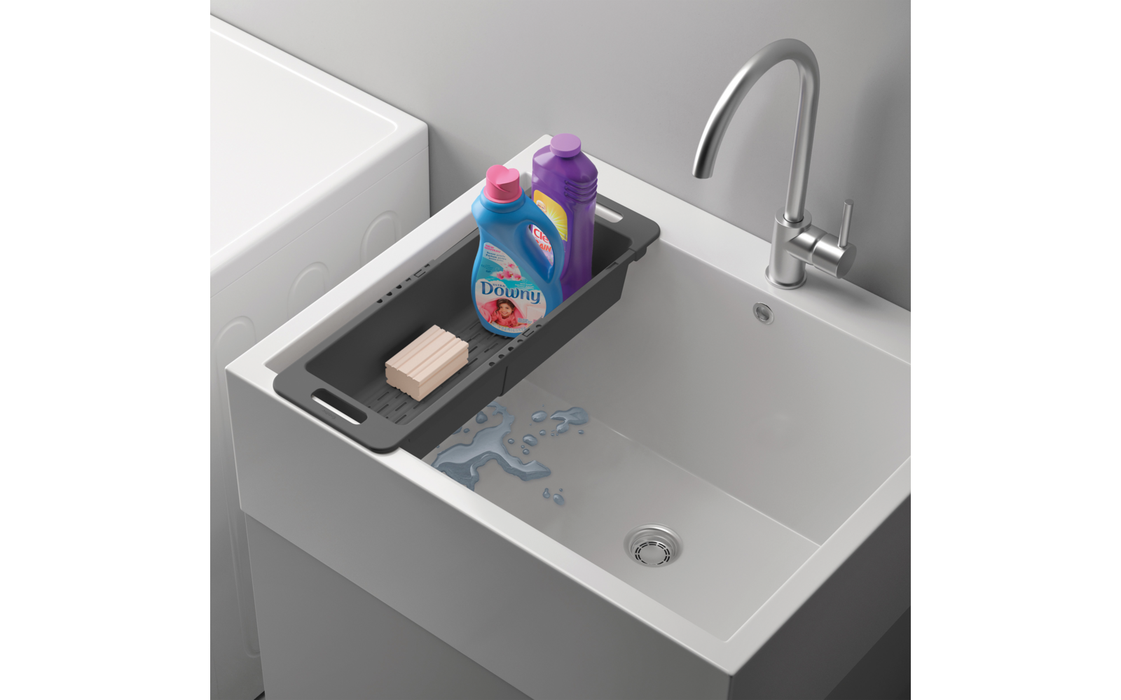  Metaltex Drain-Flex Abtropfkorb / Spülkorb Ausziehbar 35 Bis 52 Cm
