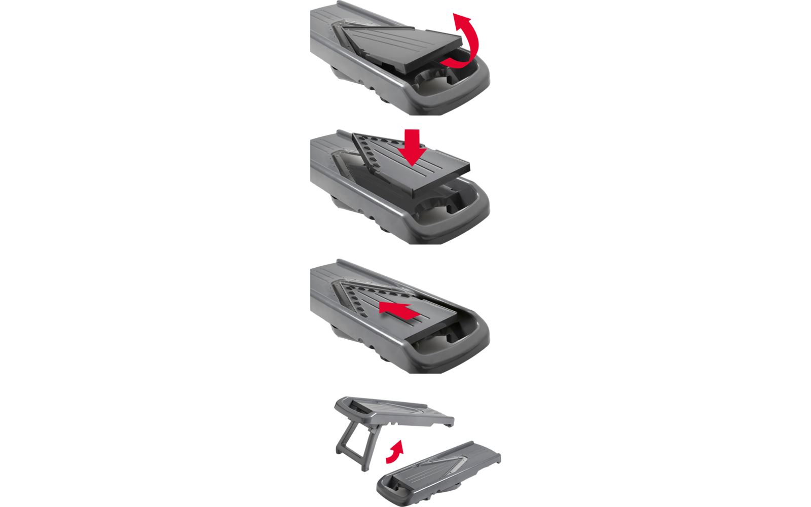  Metaltex Slice-V Universalreibe Mit 5 Auswechselbare Einsätze
